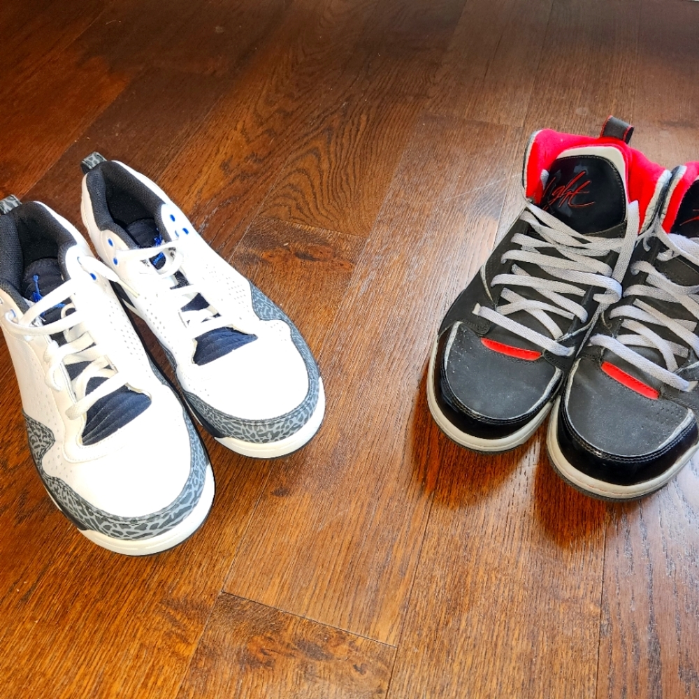 Two pair of Jordan's